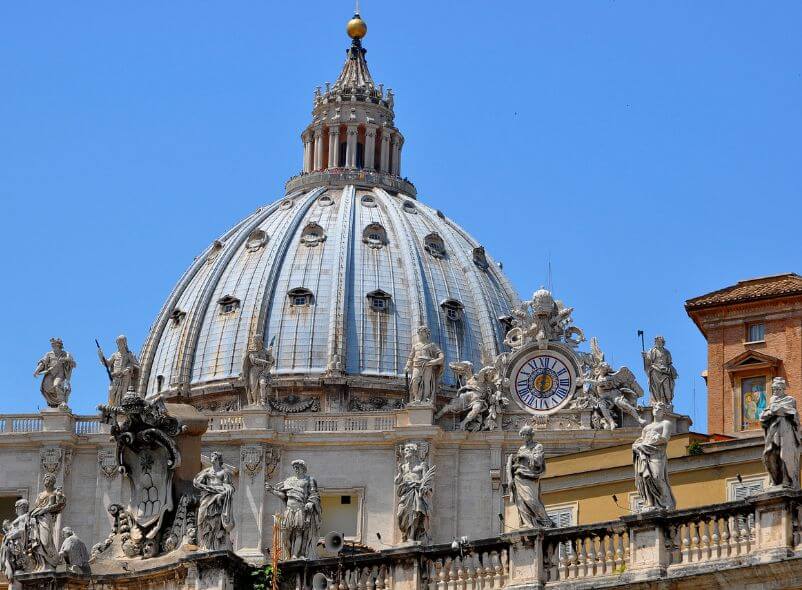 St. Peter's Basilica Dome Climb Tour and Papal Crypts